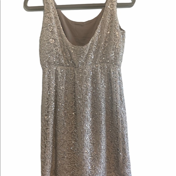 Miss Me MM Couture Taupe Sequin Embellished Dress Sz M - Picture 2 of 7